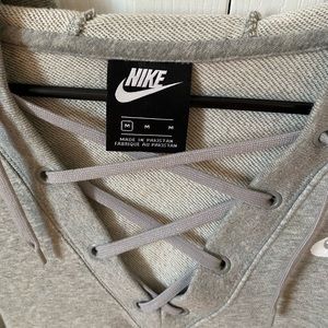 Nike women’s medium grey hoodie.